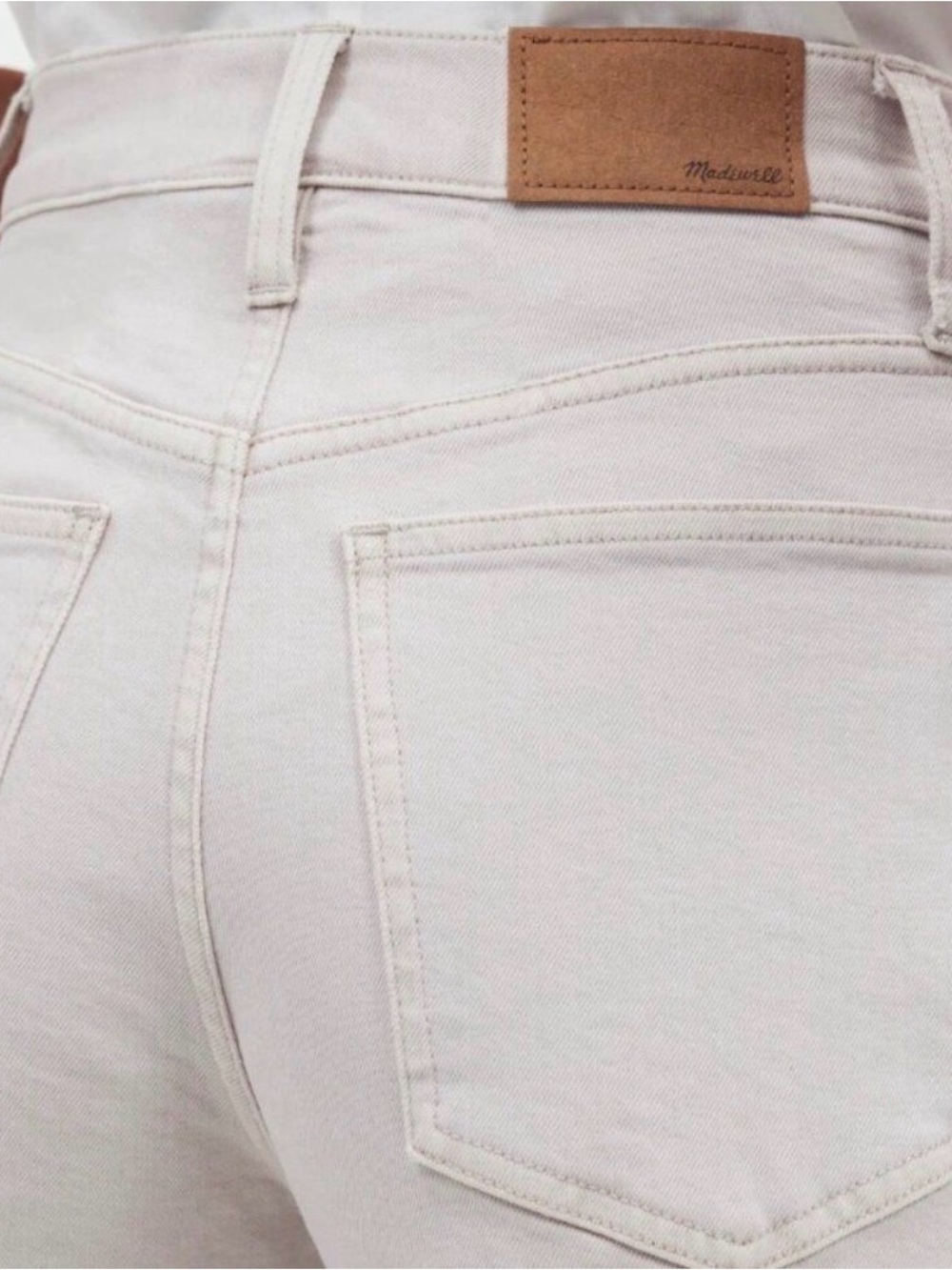 Madewell Perfect Vintage Wide-Leg Crop in Stone Denim - Picture 4 of 7